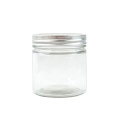 Empty 500ml round honey Airtight Glass Storage Containers jars with metal lids